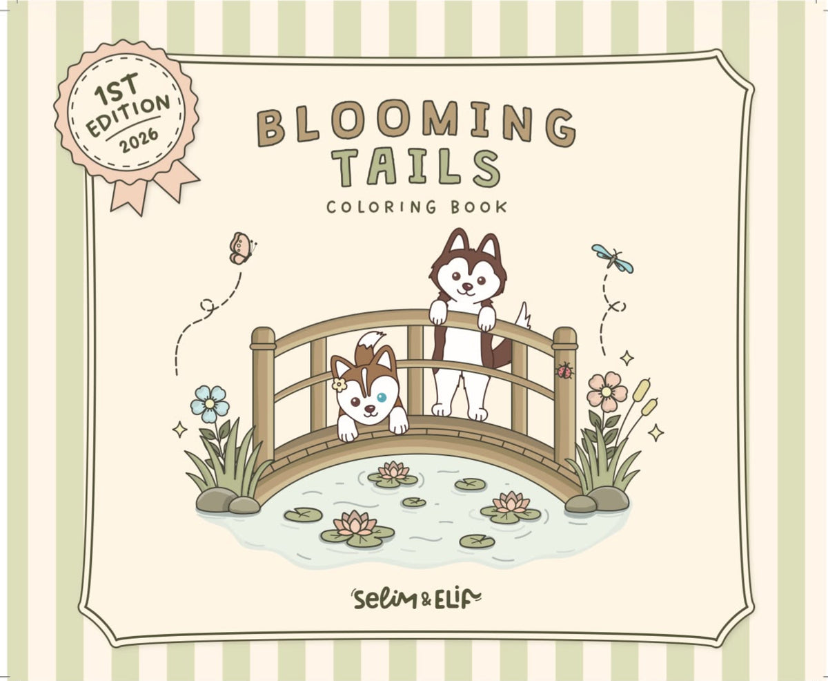 Coloring book Blooming Tails